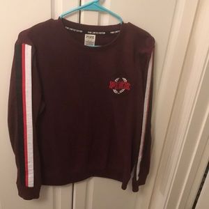 Medium PINK Victoria's Secret crew neck